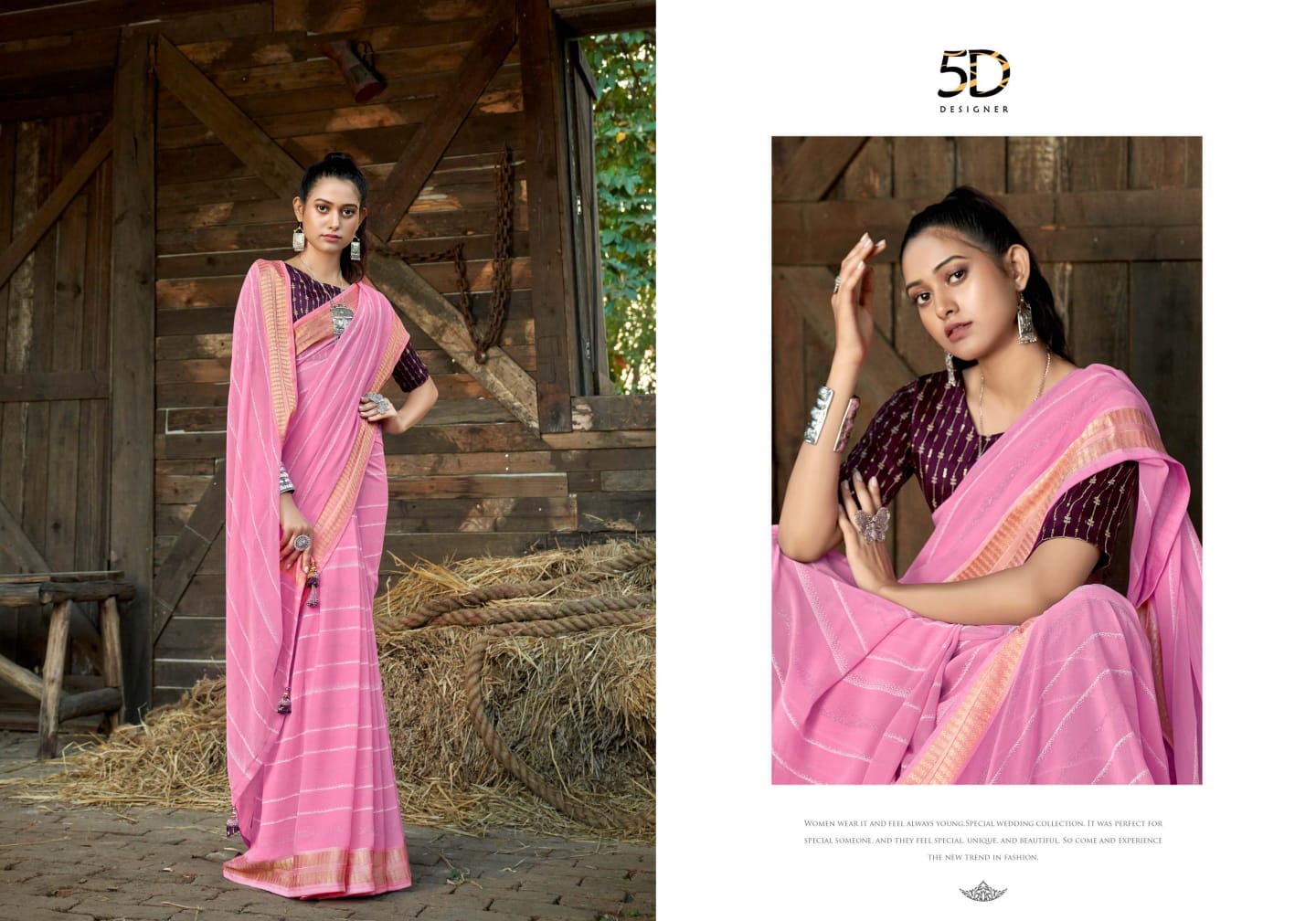 Mahotsav 5d Designer Wholesale Georgette Sarees Catalog